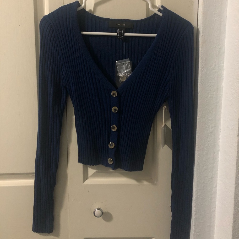 NWT Forever 21 Royal Blue Sweater